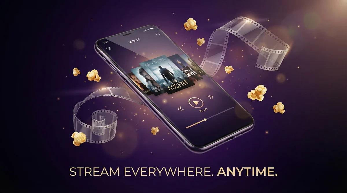 蘑菇视频手机客户端下载宣传横幅